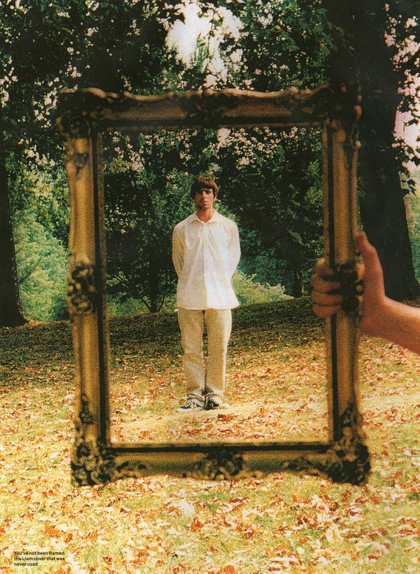 Liam Gallagher per la copertina di Wonderwall (Copyright Microdot).