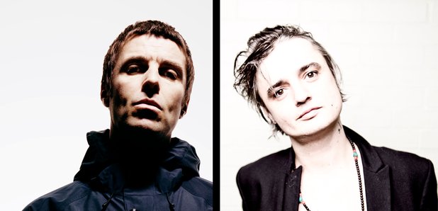 Liam Gallagher and Pete Doherty