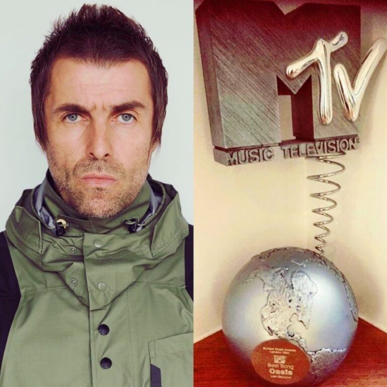 Liam Gallagher MTV Award