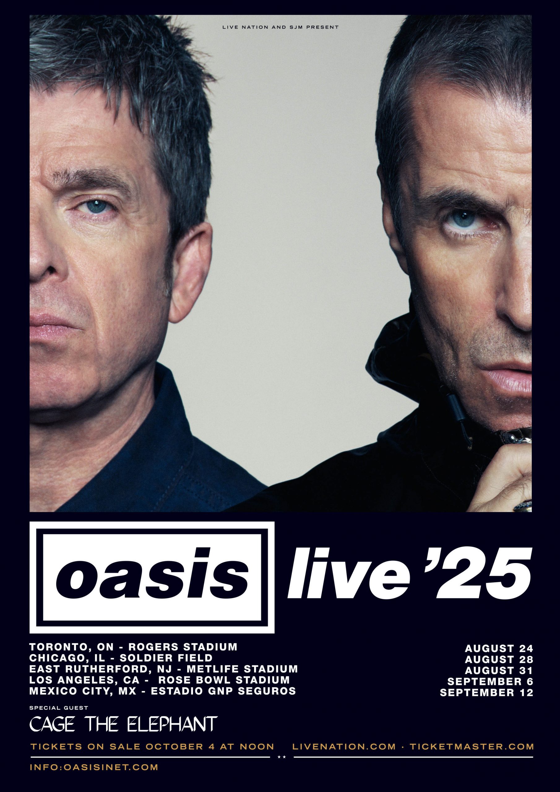 Oasis 2025 North America Tour